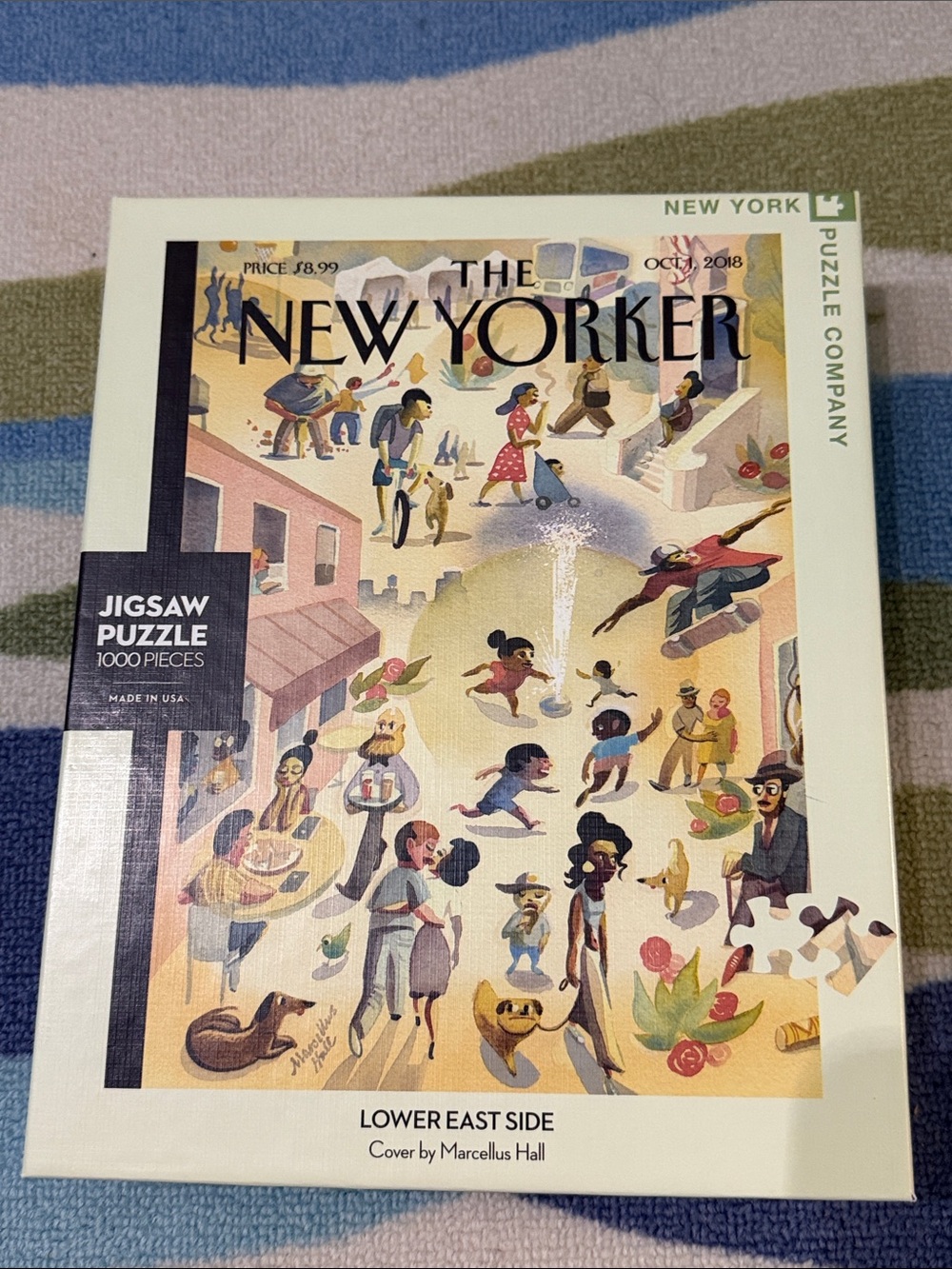'Lower East Side' Jigsaw Puzzle - Light Green